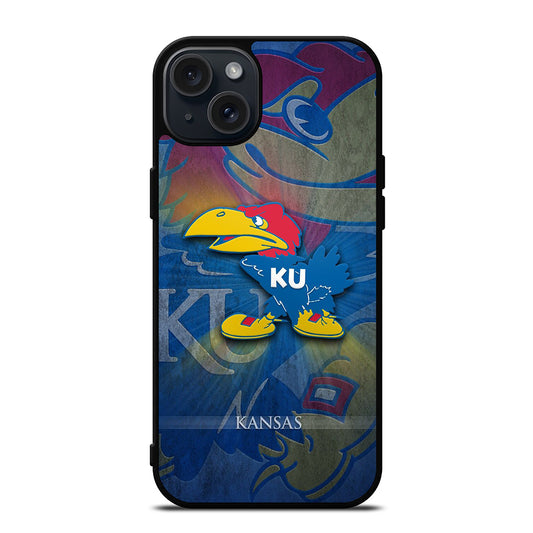 KANSAS JAYHAWKS SYMBOL 2 iPhone 15 Plus Case Cover