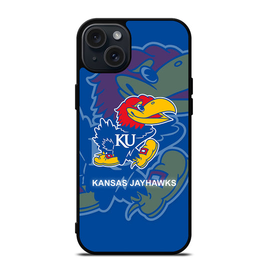 KANSAS JAYHAWKS SYMBOL 3 iPhone 15 Plus Case Cover