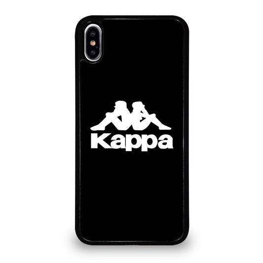 KAPPA STREETWEAR LOGO BLACK iPhone XS Max Case Cover