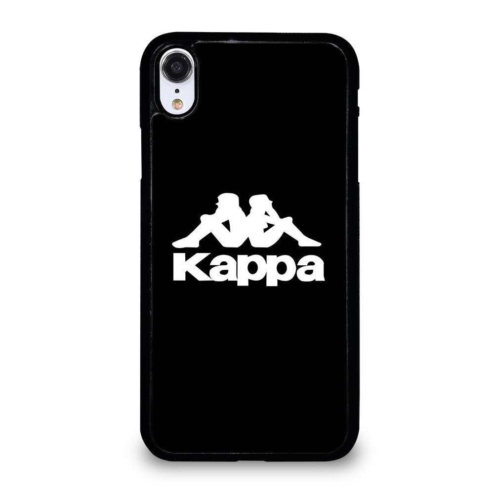 KAPPA STREETWEAR LOGO BLACK iPhone XR Case Cover