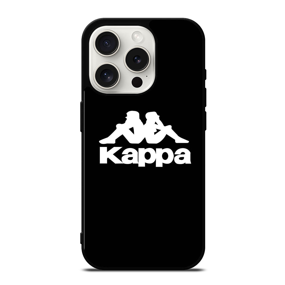 KAPPA STREETWEAR LOGO BLACK iPhone 15 Pro Case Cover