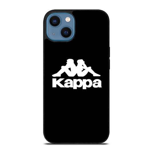 KAPPA STREETWEAR LOGO BLACK iPhone 14 Case Cover