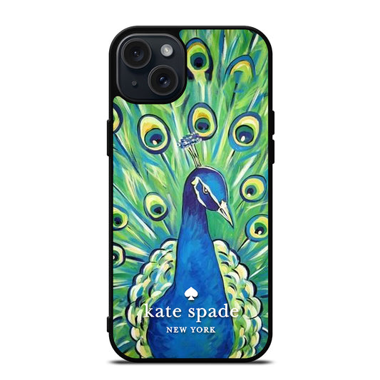 KATE SPADE ART PEACOCK 2 iPhone 15 Plus Case Cover