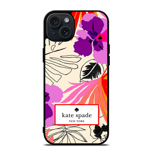 KATE SPADE FLORAL PALM iPhone 15 Plus Case Cover