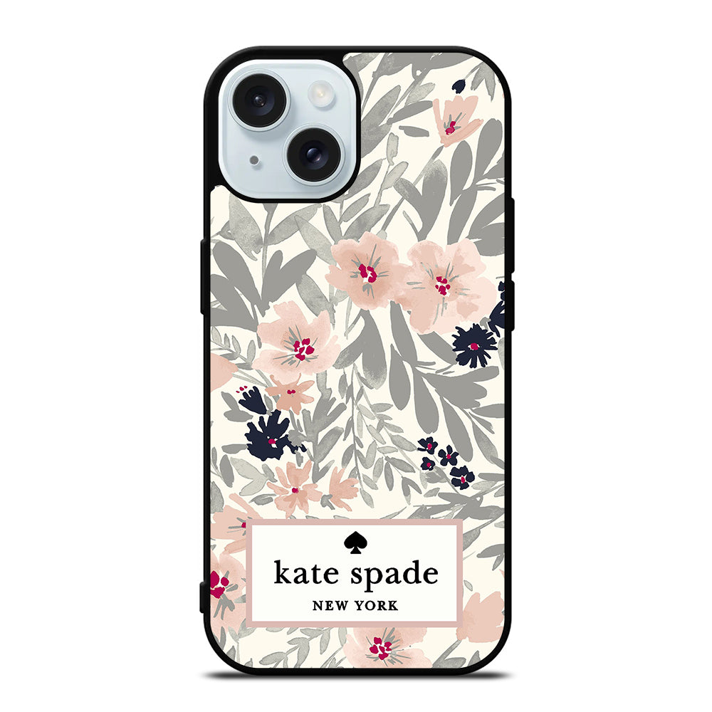 KATE SPADE FLORAL iPhone 15 Case Cover