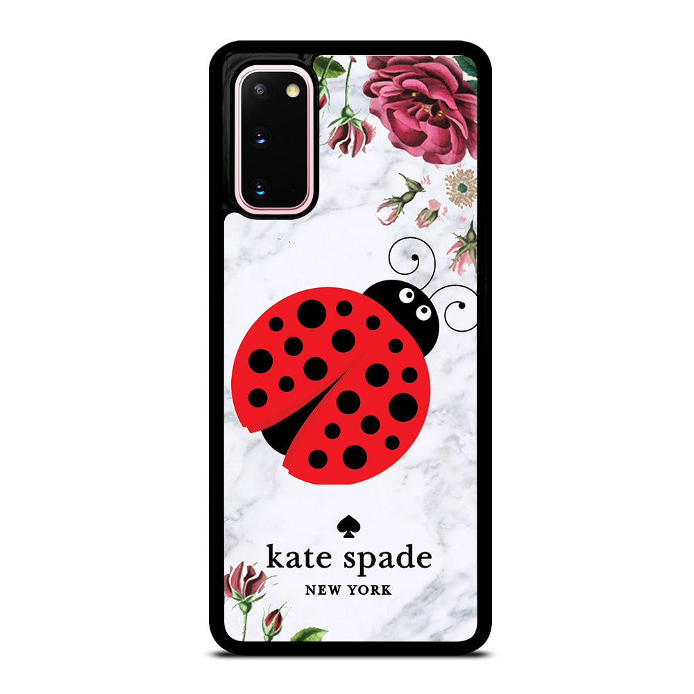 KATE SPADE LADYBUG FLORAL MARBLE Samsung Galaxy S20 Case Cover