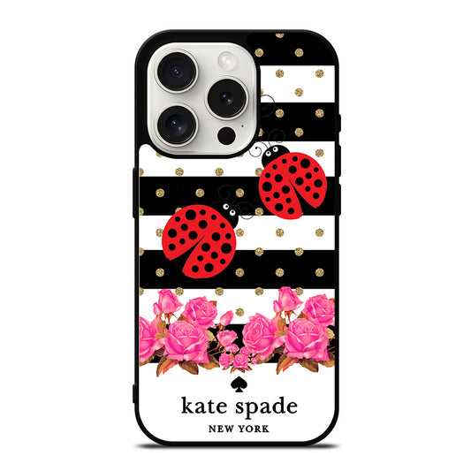 KATE SPADE LADYBUG FLORAL iPhone 15 Pro Case Cover