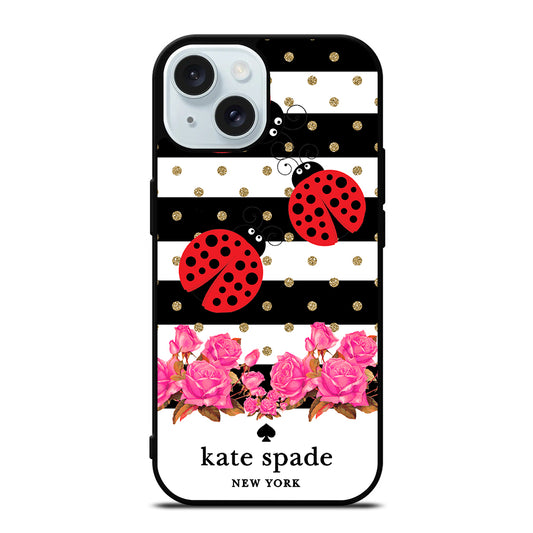 KATE SPADE LADYBUG FLORAL iPhone 15 Case Cover