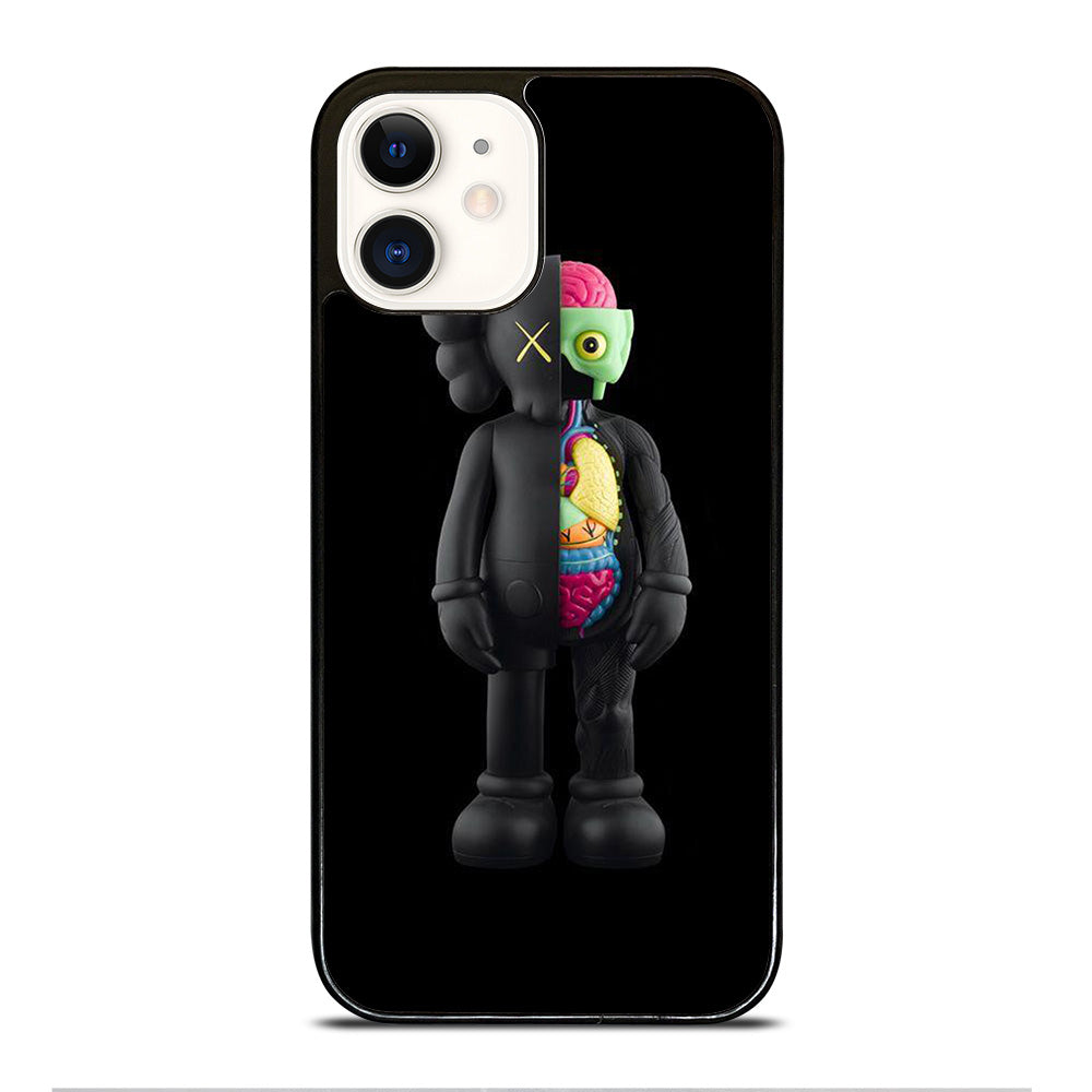 KAWS DESIGN BLACK iPhone 12 Case Cover