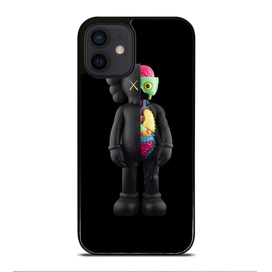 KAWS DESIGN BLACK iPhone 12 Mini Case Cover