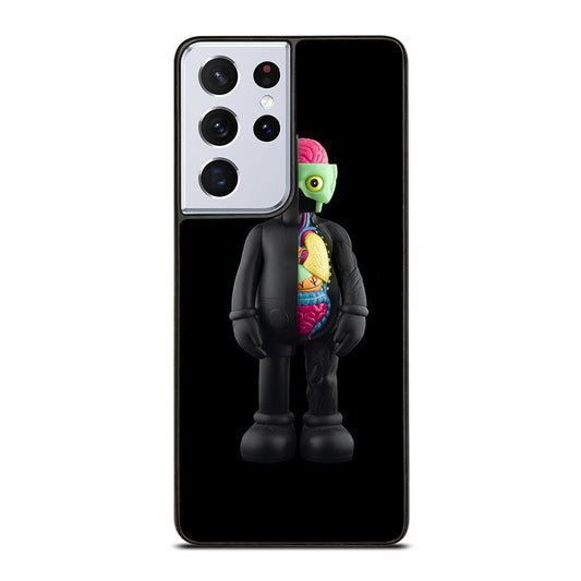 KAWS DESIGN BLACK Samsung Galaxy S21 Ultra Case Cover