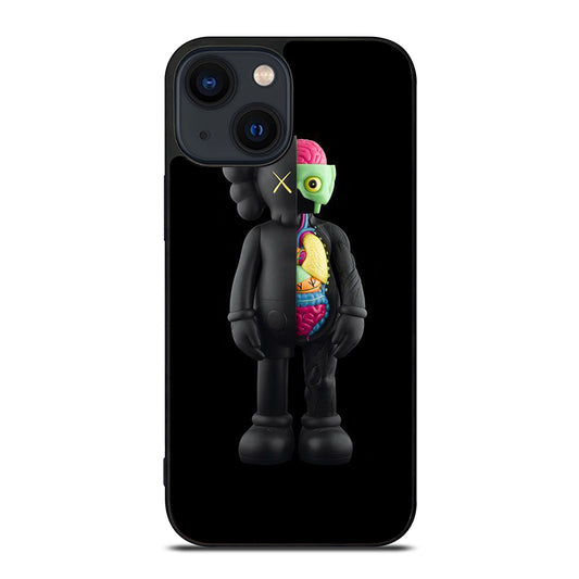 KAWS DESIGN BLACK iPhone 14 Plus Case Cover