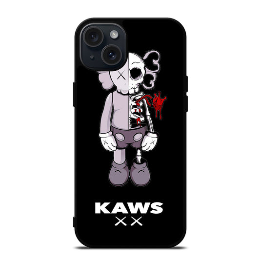 KAWS DESIGN SKULL iPhone 15 Plus Case Cover