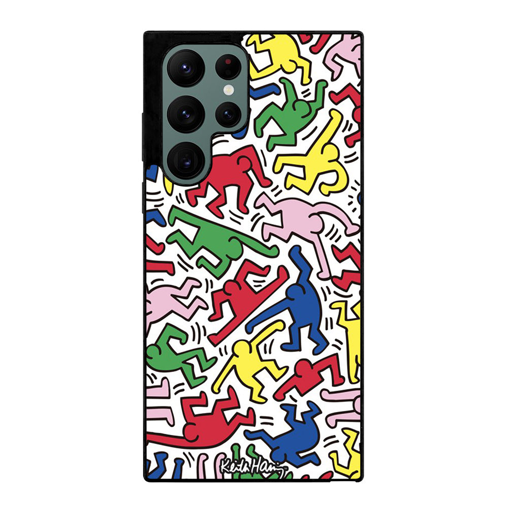 KEITH HARING ART PATTERN Samsung Galaxy S22 Ultra Case Cover