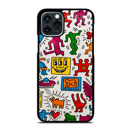 KEITH HARING PATTERN iPhone 11 Pro Case Cover