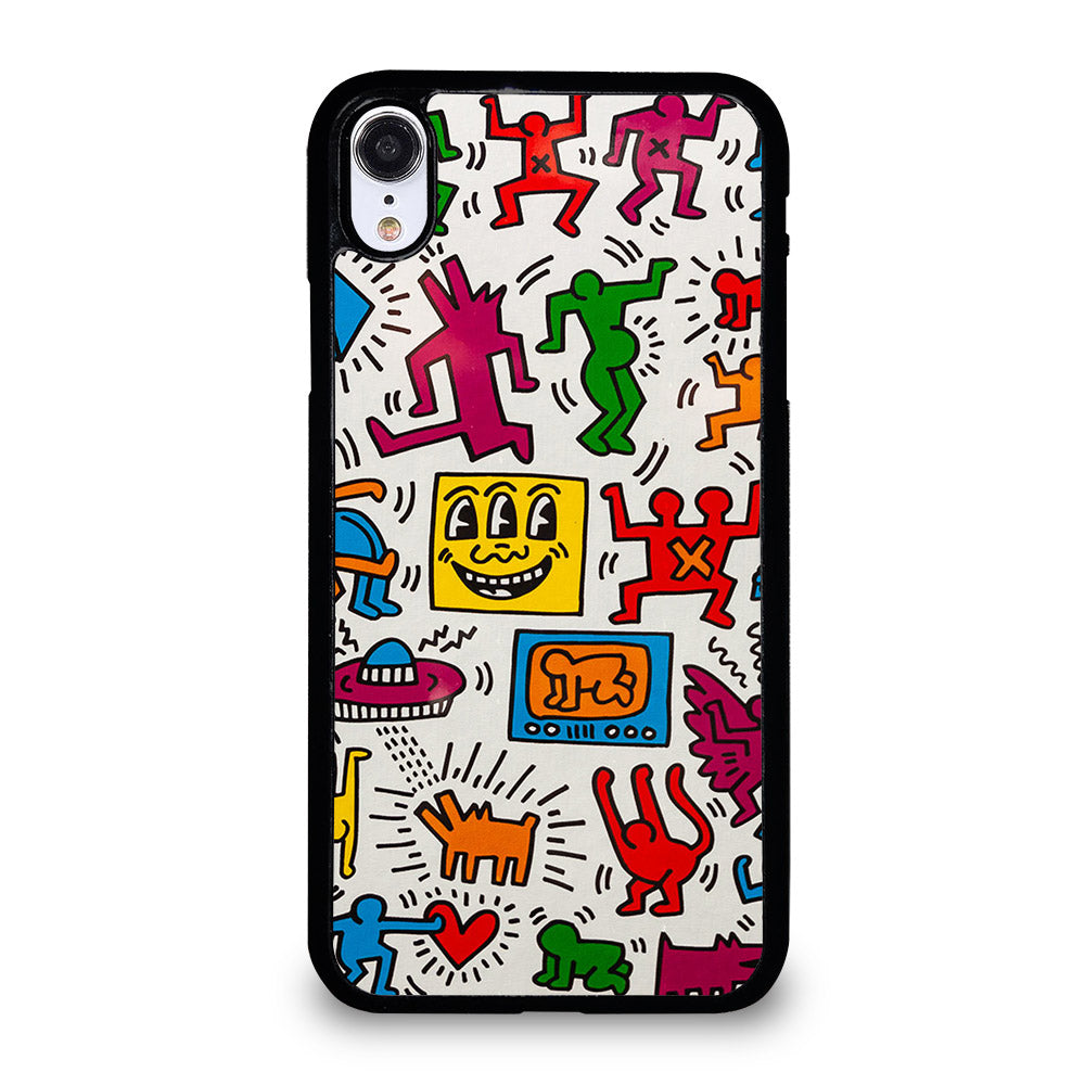 KEITH HARING PATTERN iPhone XR Case Cover