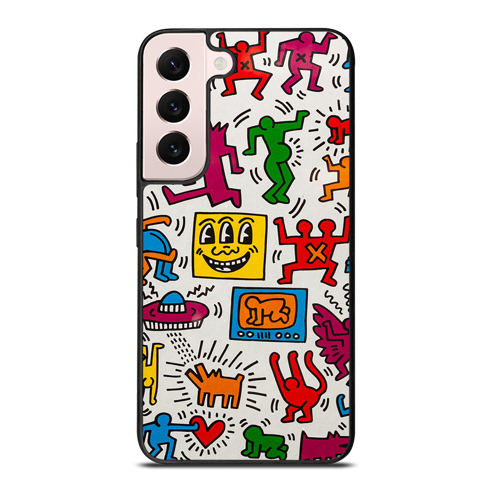 KEITH HARING PATTERN Samsung Galaxy S22 Plus Case Cover