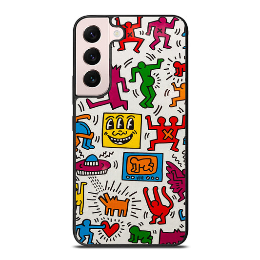 KEITH HARING PATTERN Samsung Galaxy S22 Plus Case Cover