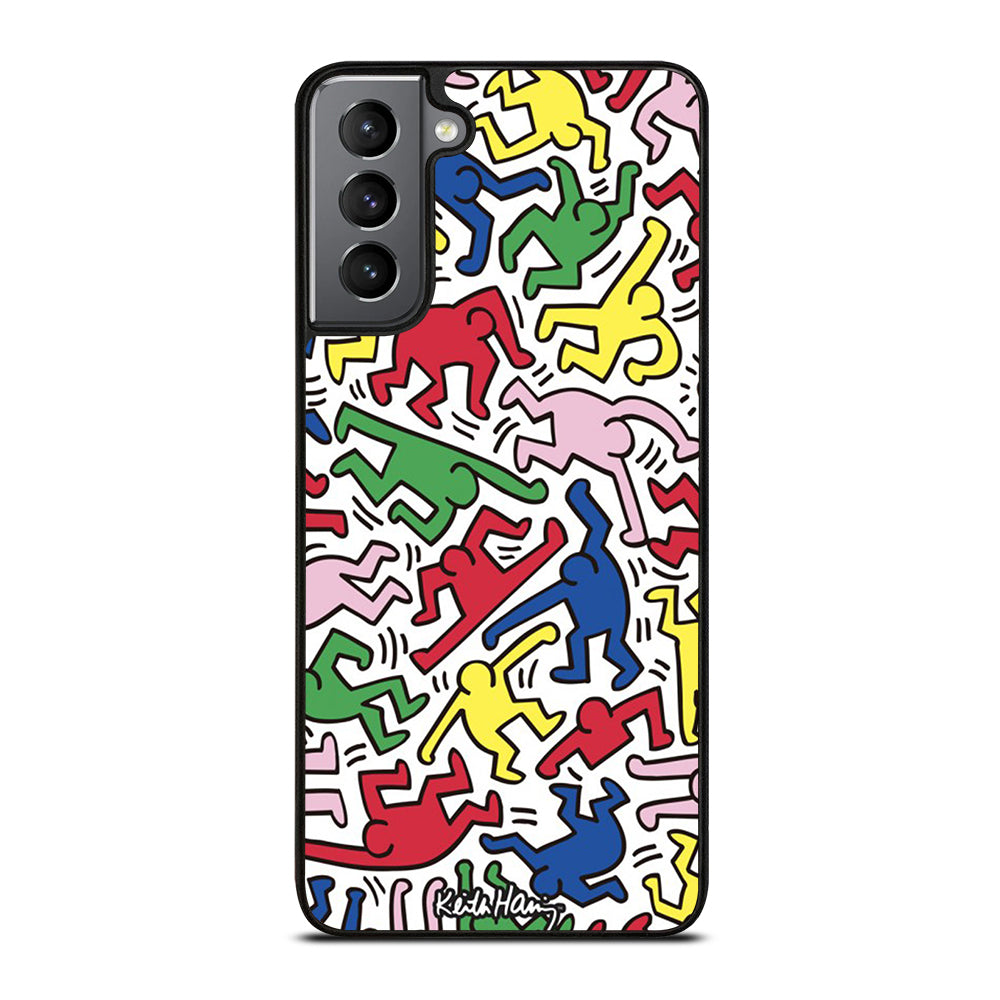 KEITH HARING ART PATTERN Samsung Galaxy S21 Plus Case Cover