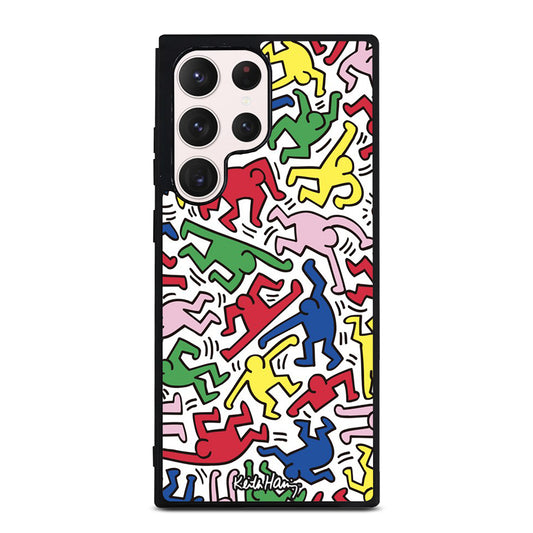 KEITH HARING ART PATTERN Samsung Galaxy S23 Ultra Case Cover