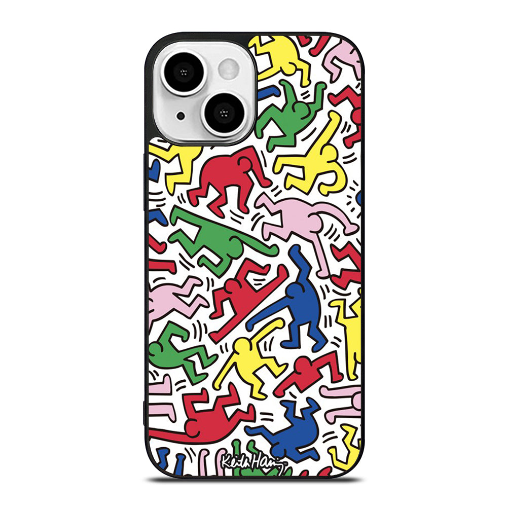 KEITH HARING ART PATTERN iPhone 13 Mini Case Cover