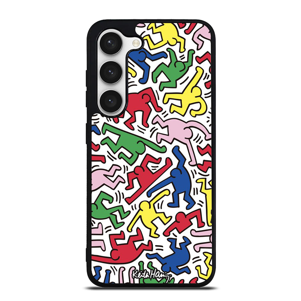 KEITH HARING ART PATTERN Samsung Galaxy S23 Case Cover