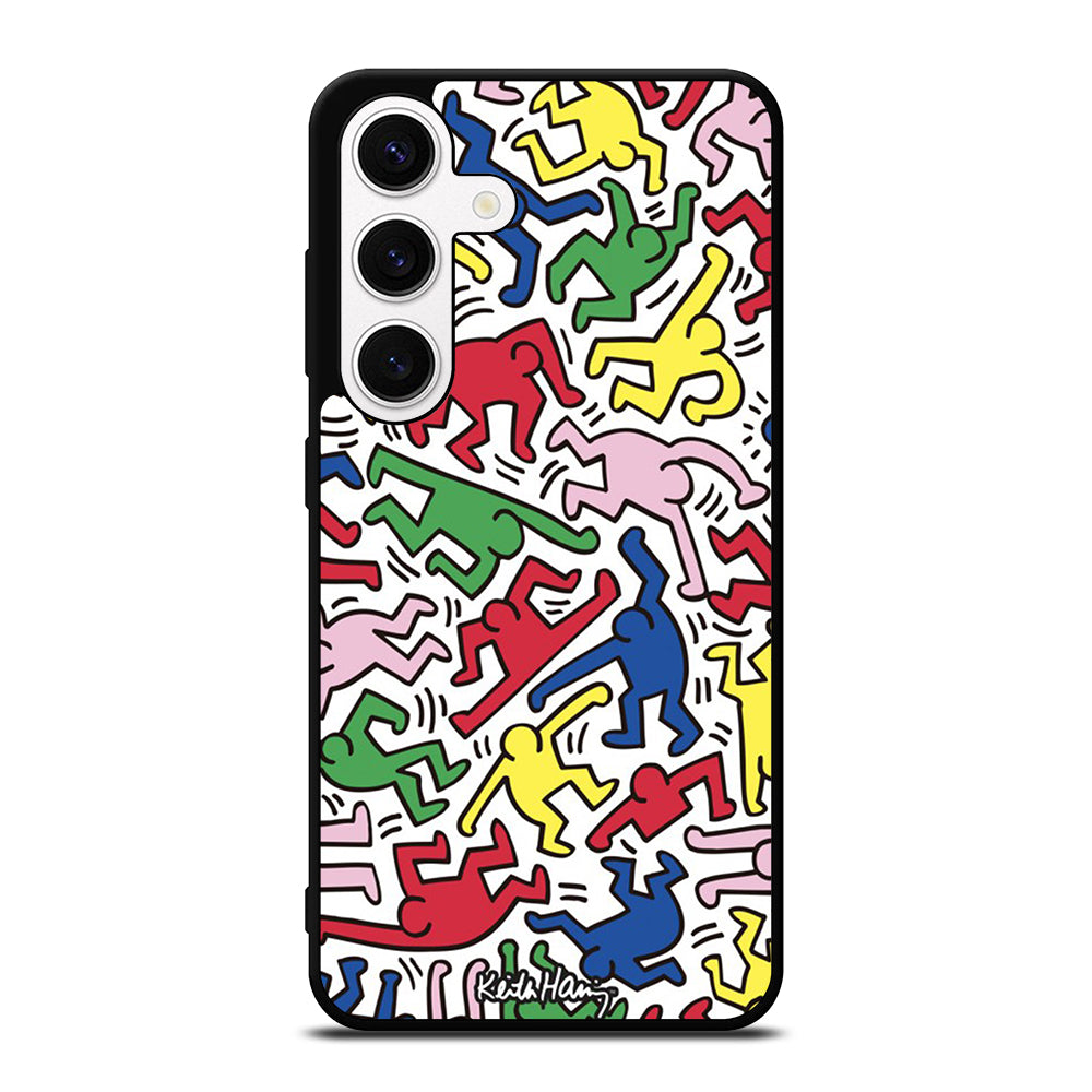 KEITH HARING ART PATTERN Samsung Galaxy S24 Case Cover