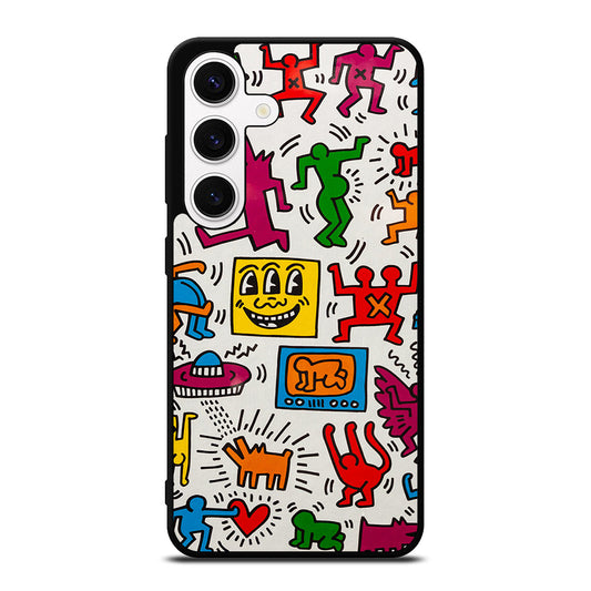 KEITH HARING PATTERN Samsung Galaxy S24 Case Cover