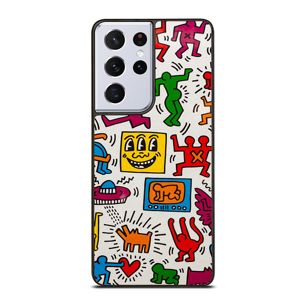 KEITH HARING PATTERN Samsung Galaxy S21 Ultra Case Cover