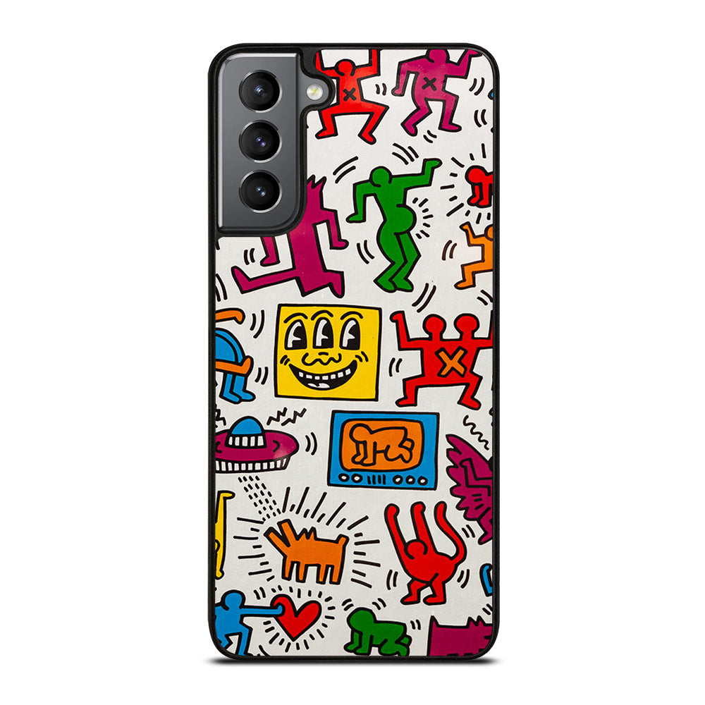 KEITH HARING PATTERN Samsung Galaxy S21 Plus Case Cover