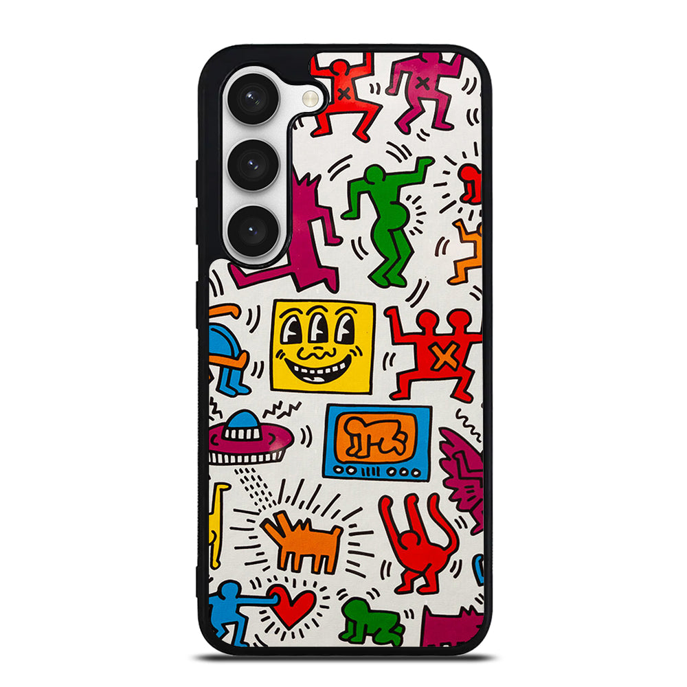 KEITH HARING PATTERN Samsung Galaxy S23 Case Cover