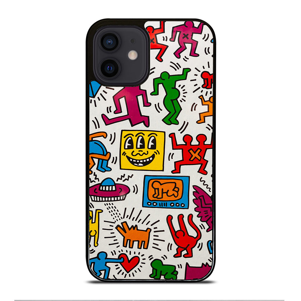 KEITH HARING PATTERN iPhone 12 Mini Case Cover