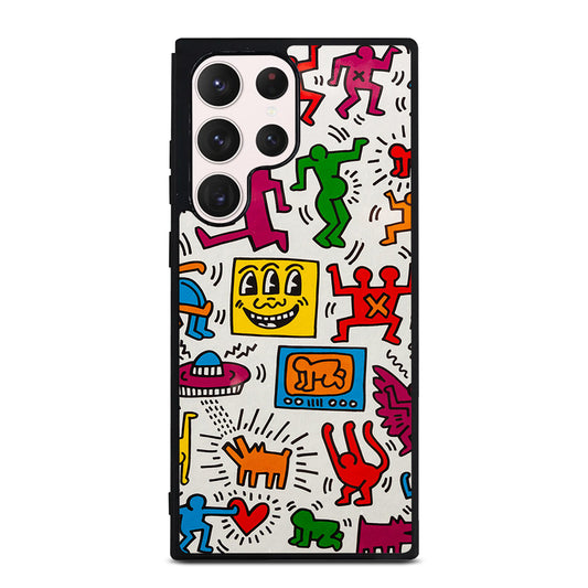 KEITH HARING PATTERN Samsung Galaxy S23 Ultra Case Cover