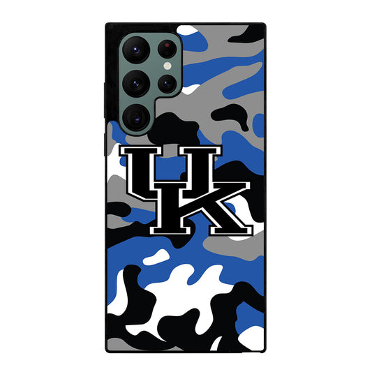 KENTUCKY WILDCATS CAMO LOGO Samsung Galaxy S22 Ultra Case Cover