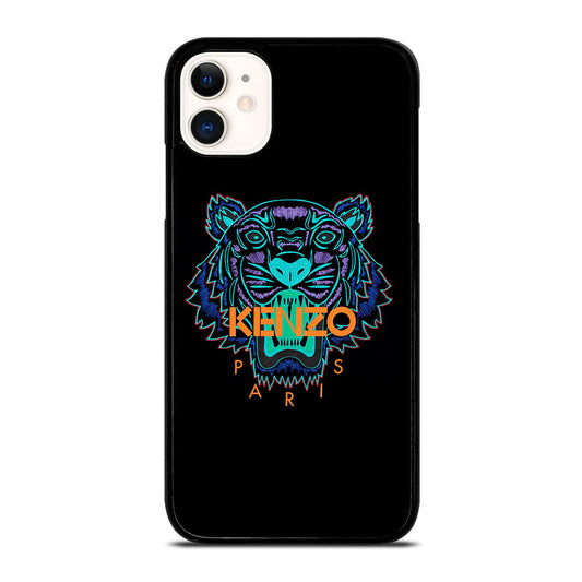 KENZO PARIS TIGER LOGO iPhone 11 Case Cover