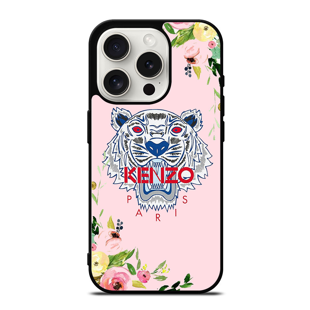 KENZO PARIS FLORAL 2 iPhone 15 Pro Case Cover