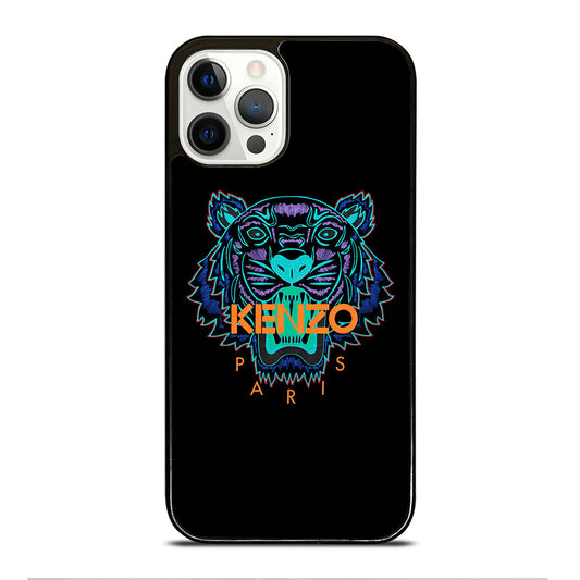 KENZO PARIS TIGER LOGO iPhone 12 Pro Case Cover