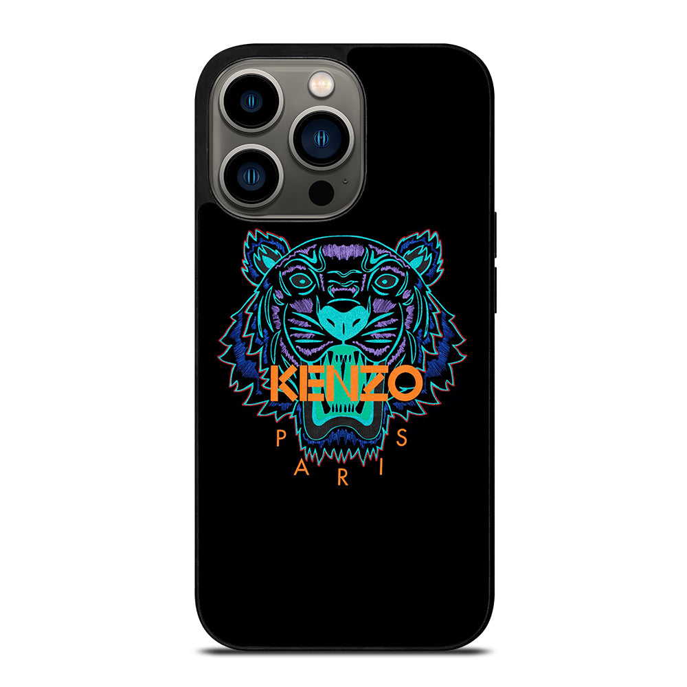 KENZO PARIS TIGER LOGO iPhone 13 Pro Case Cover