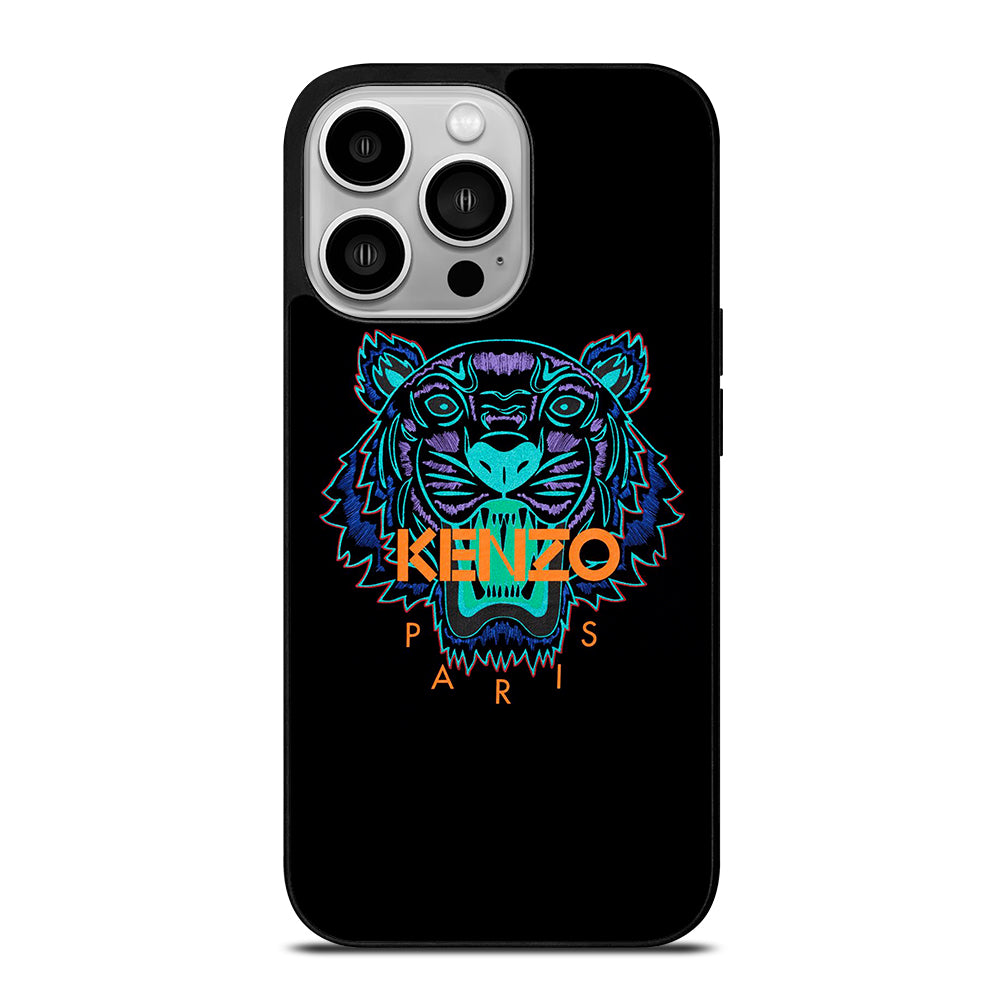 KENZO PARIS TIGER LOGO iPhone 14 Pro Case Cover