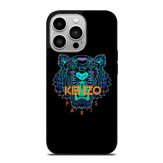 KENZO PARIS TIGER LOGO iPhone 14 Pro Case Cover