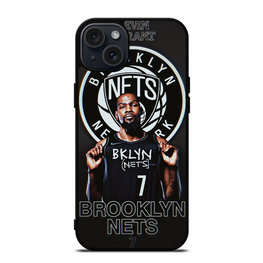 KEVIN DURANT BROOKLYN NETS iPhone 15 Plus Case Cover