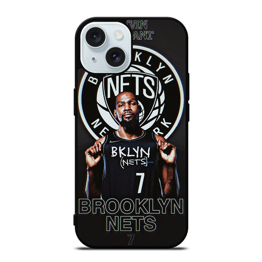 KEVIN DURANT BROOKLYN NETS iPhone 15 Case Cover