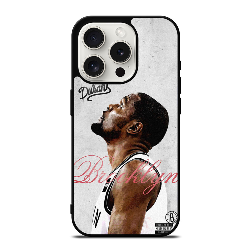 KEVIN DURANT NBA BROOKLYN NETS iPhone 15 Pro Case Cover