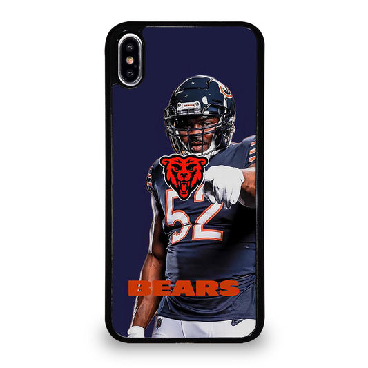 KHALIL MACK 52 BEARS iPhone XS Max Case Cover