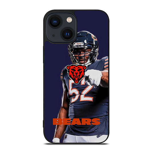 KHALIL MACK 52 BEARS iPhone 14 Plus Case Cover