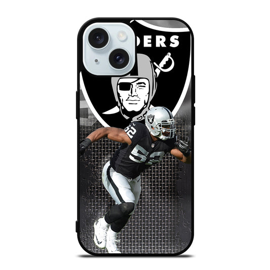 KHALIL MACK FOOTBALL PLAYER iPhone 15 Case Cover