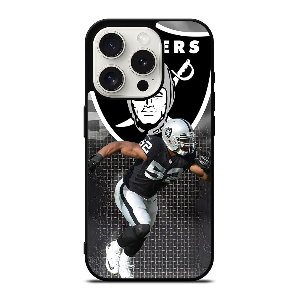 KHALIL MACK FOOTBALL PLAYER iPhone 15 Pro Case Cover