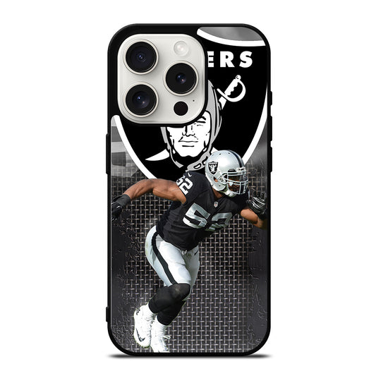 KHALIL MACK FOOTBALL PLAYER iPhone 15 Pro Case Cover