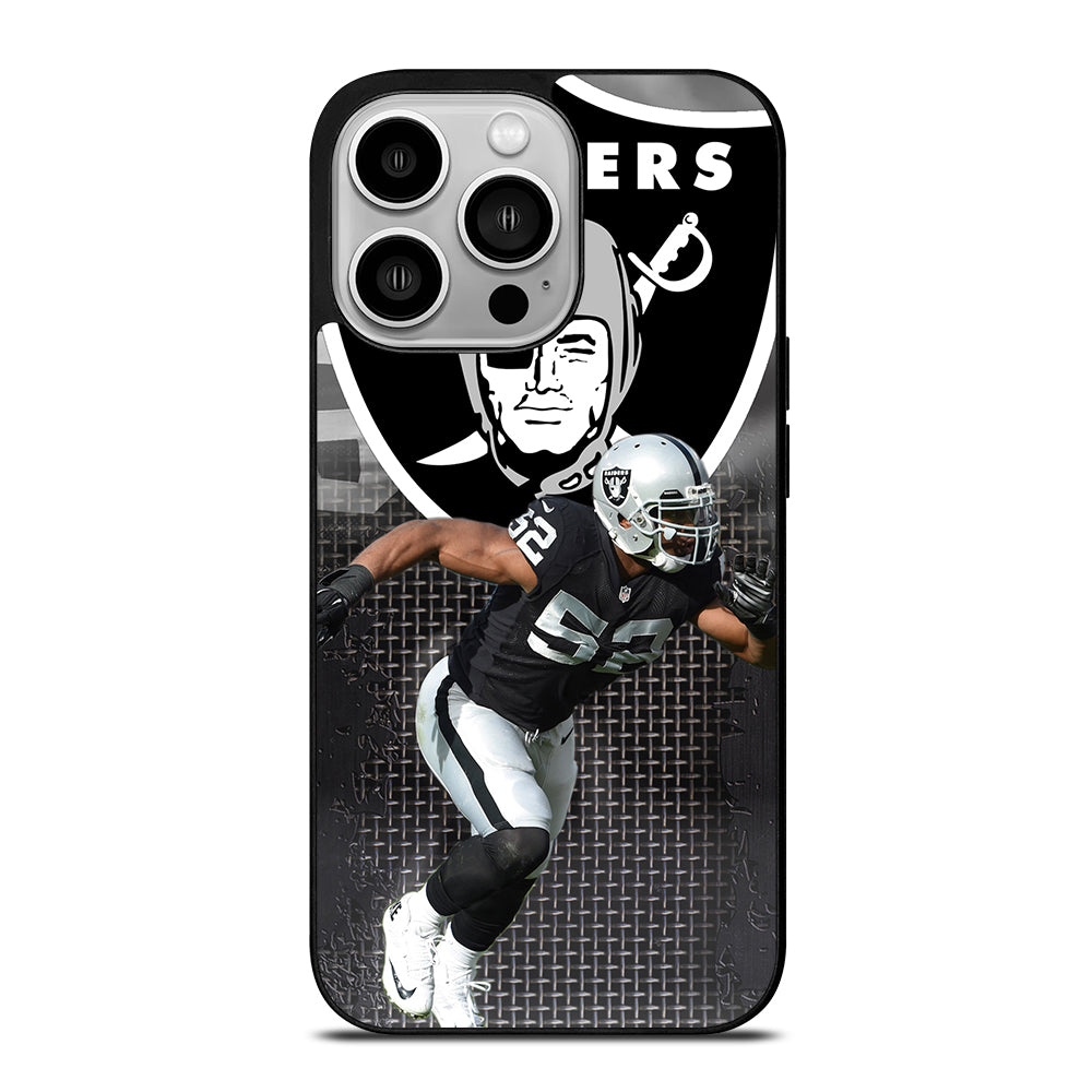 KHALIL MACK FOOTBALL PLAYER iPhone 14 Pro Case Cover