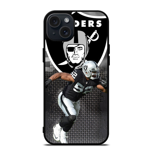 KHALIL MACK FOOTBALL PLAYER iPhone 15 Plus Case Cover